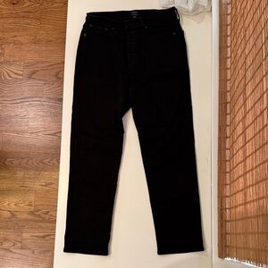 J. Crew Black Straight Leg Jeans